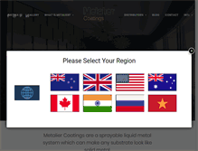 Tablet Screenshot of metaliercoatings.com